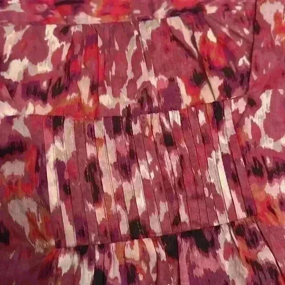 Ann Taylor Loft Sleeveless Tank Purple, Pink & White Women’s Size M 100% Cotton - Picture 12 of 13